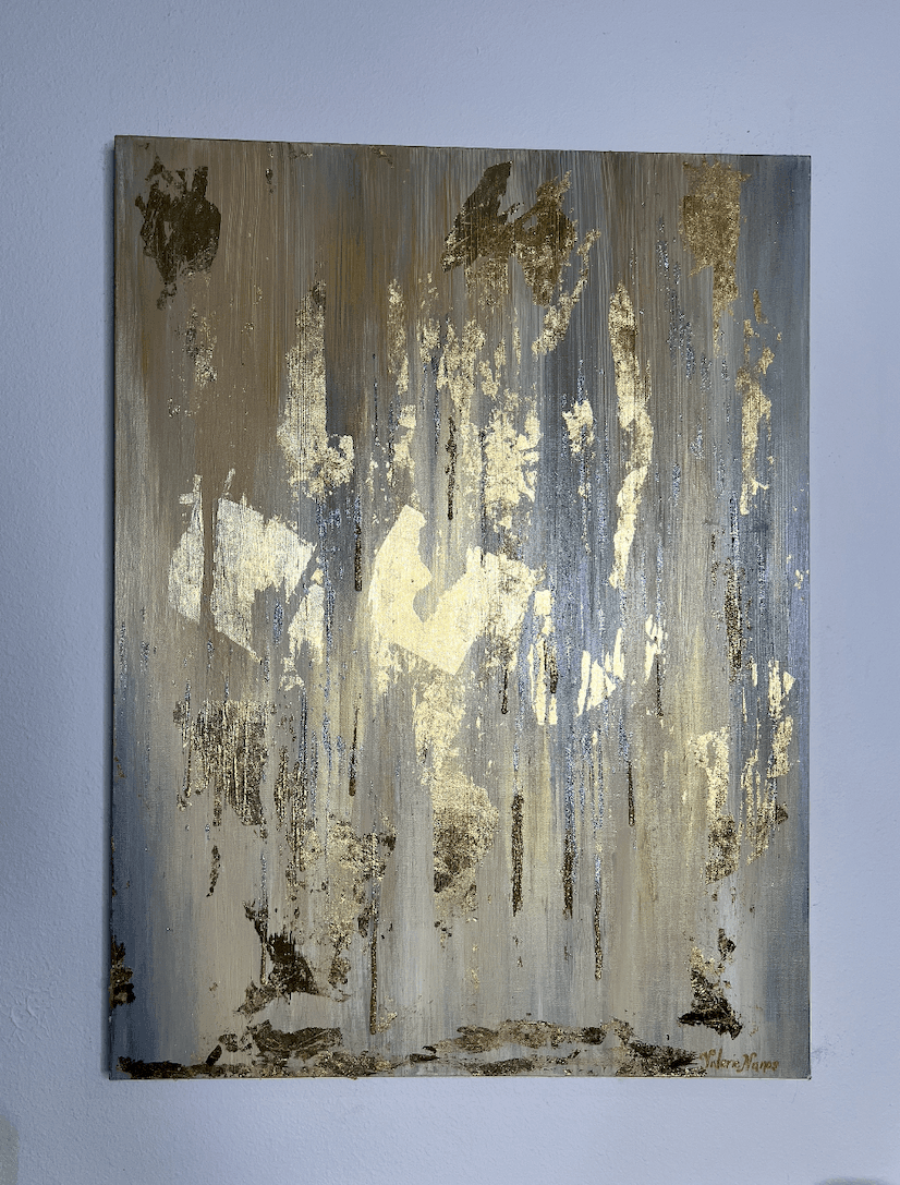 Abstract Painting Gold leaf
